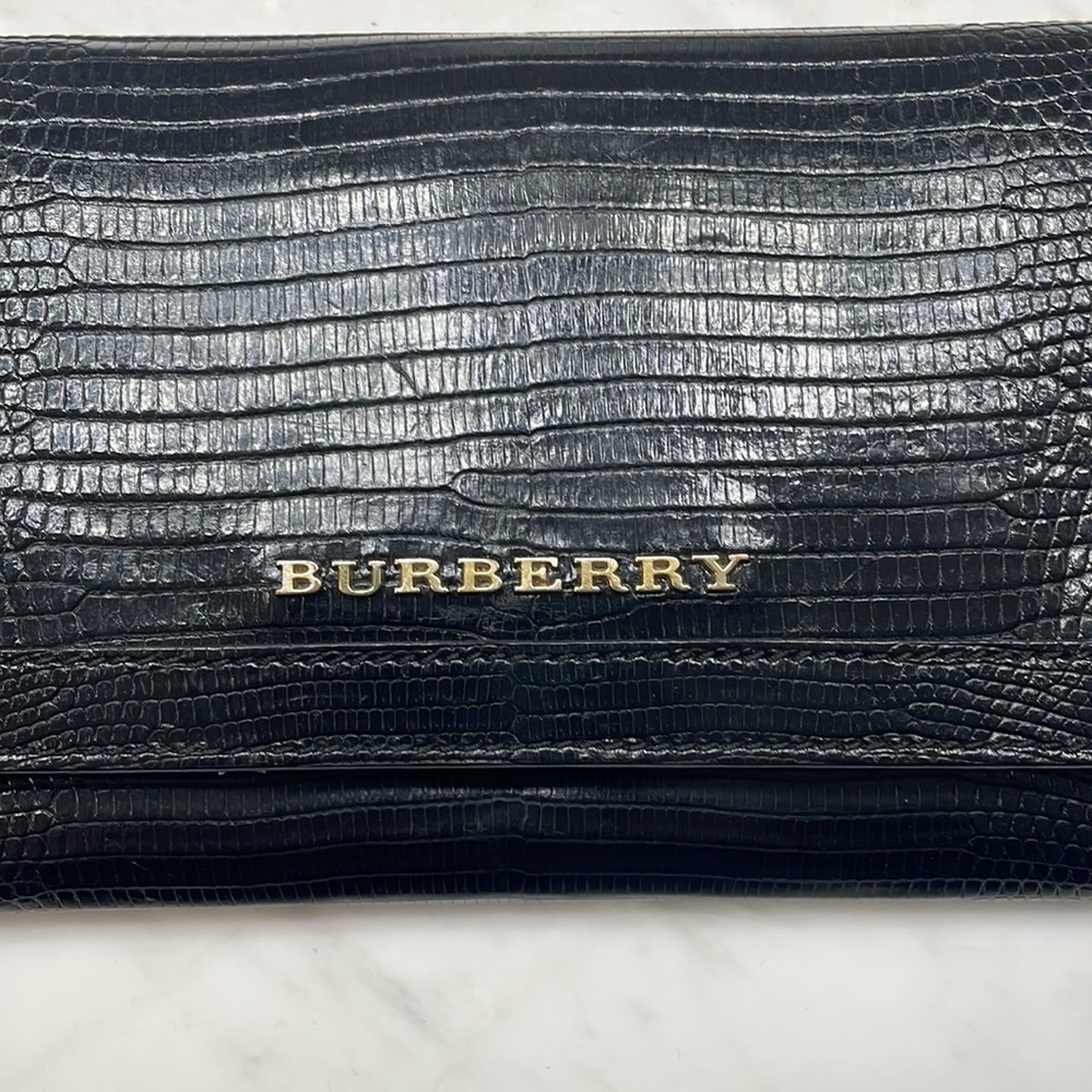 Authentic Black Burberry Wallet - image 8
